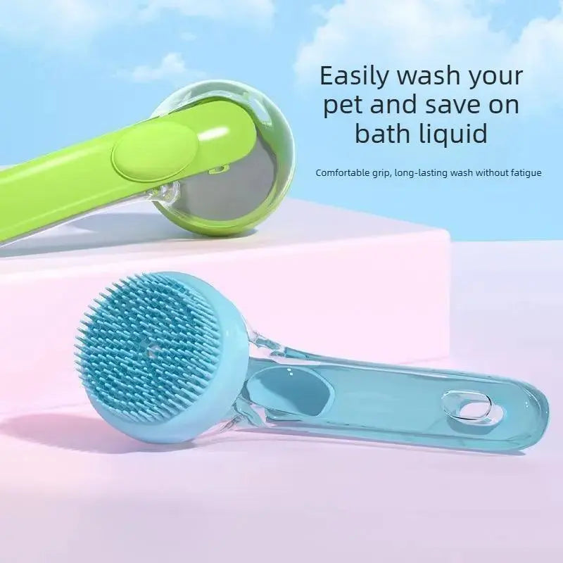 2-Pack Silicone Bath Brush for Dogs and Cats – Versatile Bathing, Massage, and Scrubbing Tool