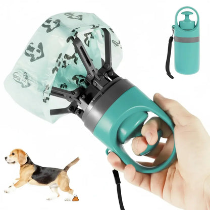 UFORU Portable Pet Poop Scooper with 6 Count Dog Waste Bag Holder & Dispenser for Outdoor Use Compact Design Essential Pet Supplies#Summervibes