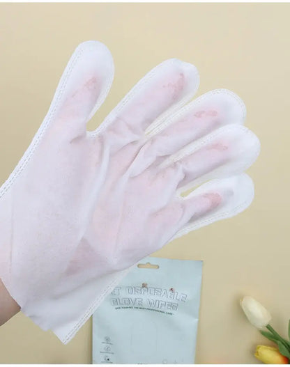 Kigifuture Hypoallergenic Disposable Pet Glove Wipes for Dogs and Cats - 6 Pack Freshening Grooming and Hair Removal Tool