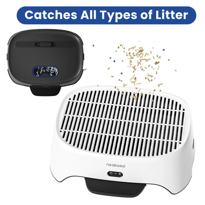 Neakasa Airstep Pet Air Purifier with Three Modes for Odor, Dust, and Pet Hair Control, Compatible with M1 Plus / M1 Lite and Most Automatic and Traditional Litter Boxes