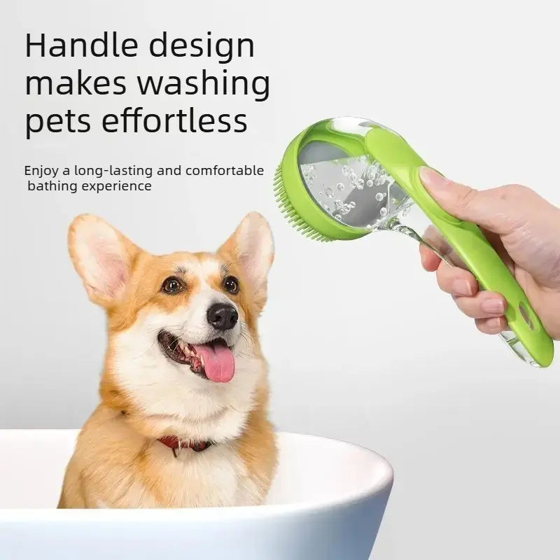 2-Pack Silicone Bath Brush for Dogs and Cats – Versatile Bathing, Massage, and Scrubbing Tool